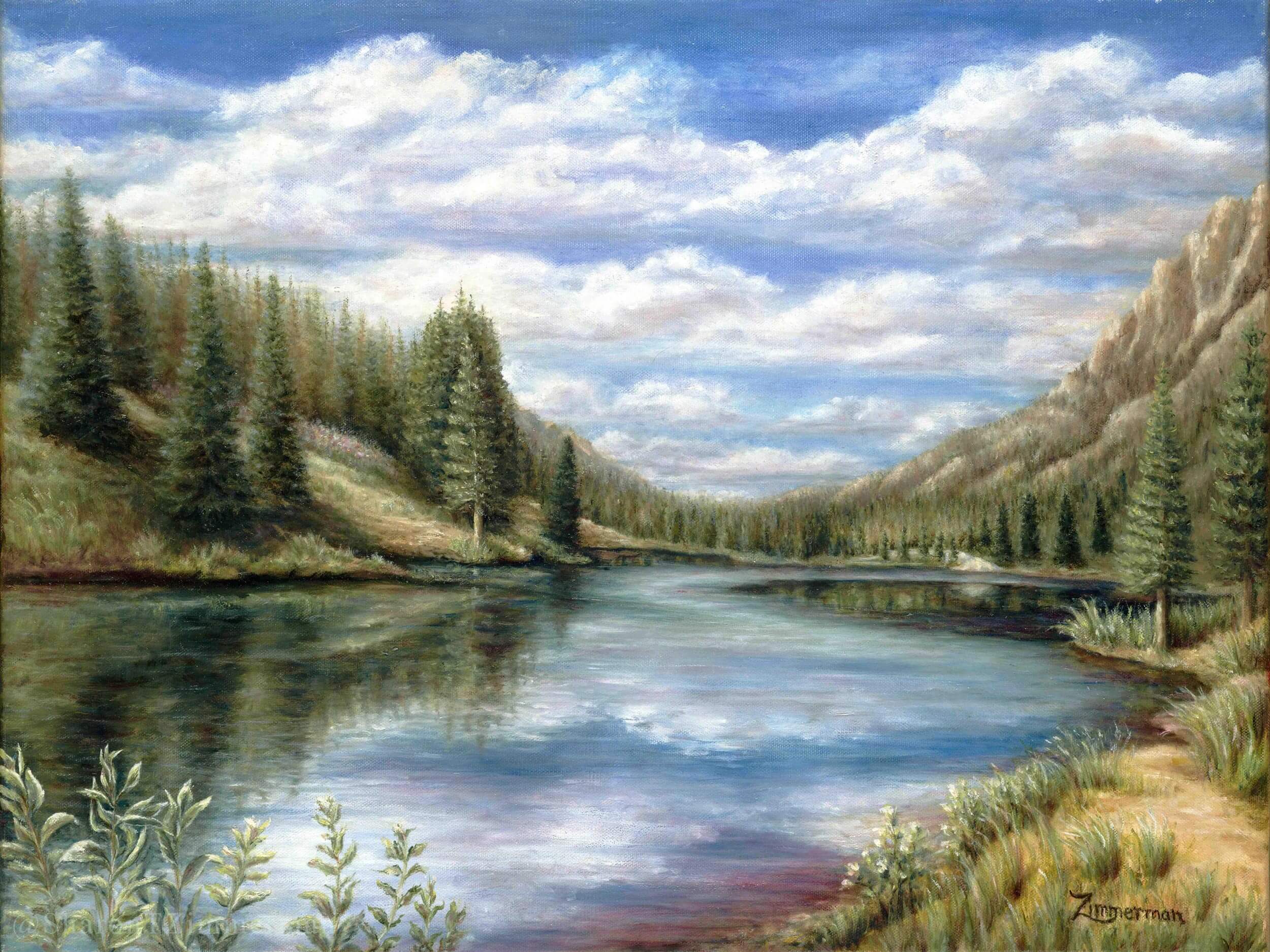 Sharon T Zimmerman Fine Art Painting